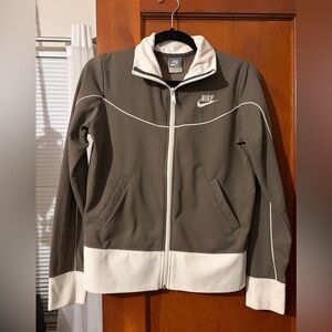 Nike Women's brown and Cream Jacket Size Small